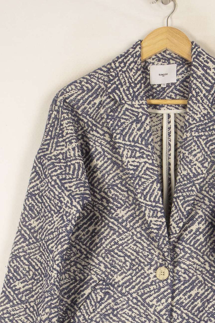 Manteau bleu et blanc - Taille M/38 de la marque Suncoo | PARAD45639 - Vendu par Paradigme - Image 2