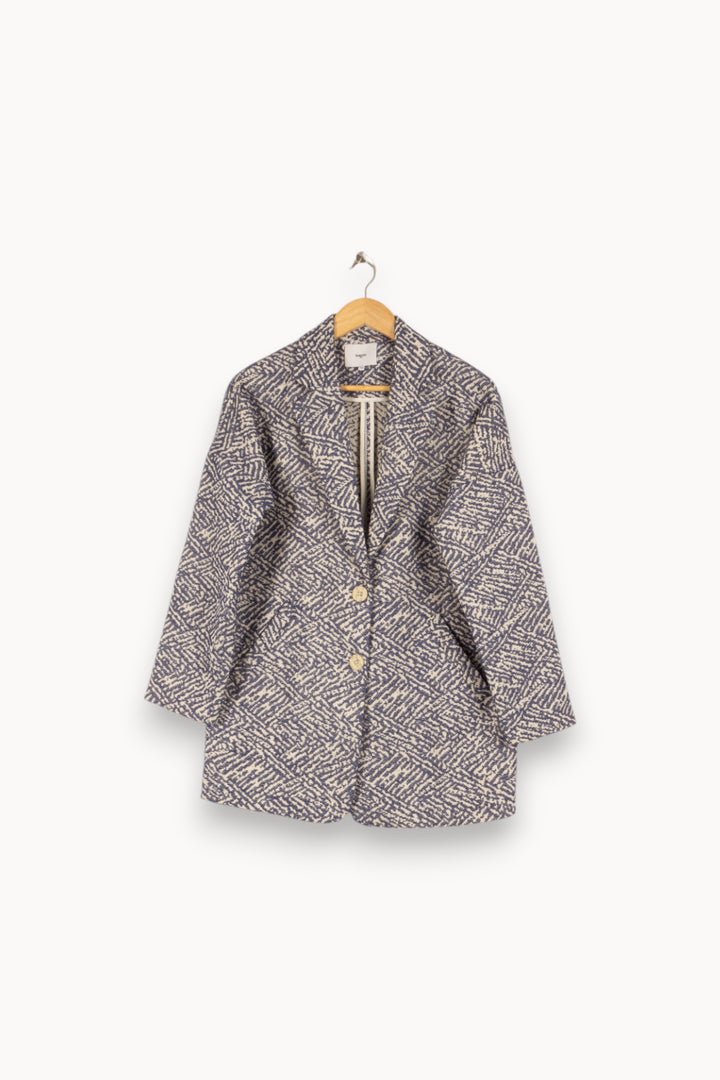 Manteau bleu et blanc - Taille M/38 de la marque Suncoo | PARAD45639 - Vendu par Paradigme - Image 1
