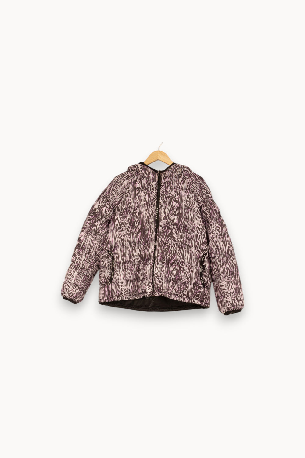 Doudoune violette à motifs - Taille S/36 de la marque Replay | PARAD45640 - Vendu par Paradigme - Image 1