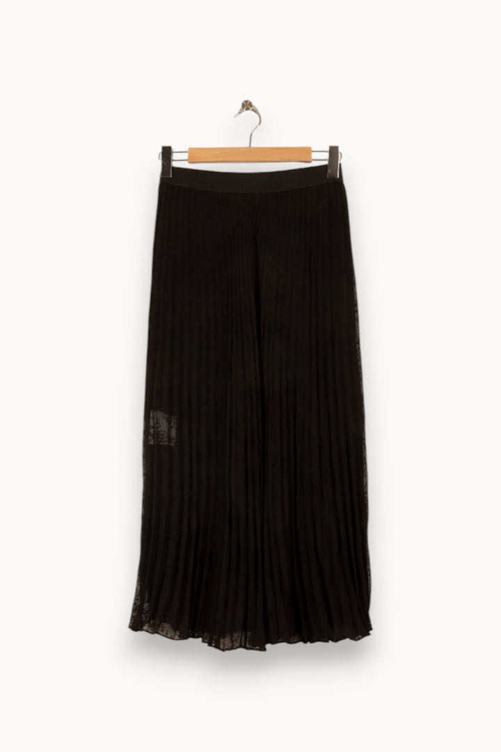 Jupe longue noire plissée - Taille XS/34 de la marque IKKS | PARAD45659 - Vendu par Paradigme - Image 3