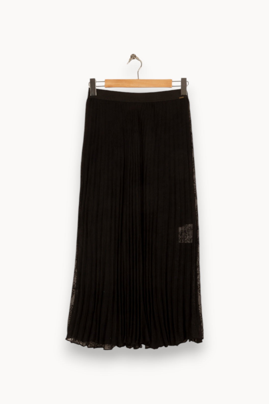 Jupe longue noire plissée - Taille XS/34 de la marque IKKS | PARAD45659 - Vendu par Paradigme - Image 1