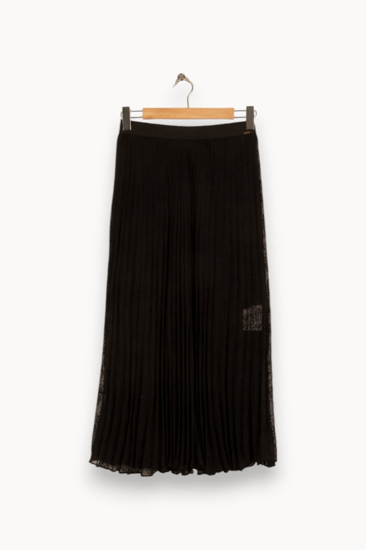 Jupe longue noire plissée - Taille XS/34 de la marque IKKS | PARAD45659 - Vendu par Paradigme - Image 1
