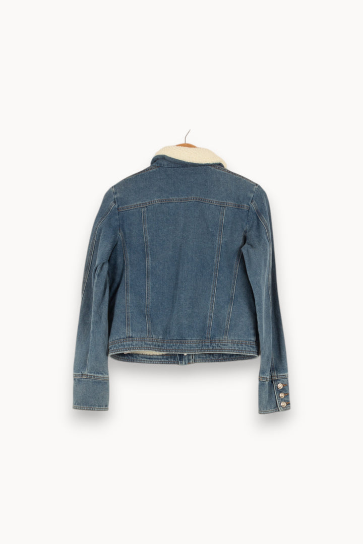 Veste en jean bleu - Taille S/36 de la marque Maison 123 | PARAD45667 - Vendu par Paradigme - Image 3
