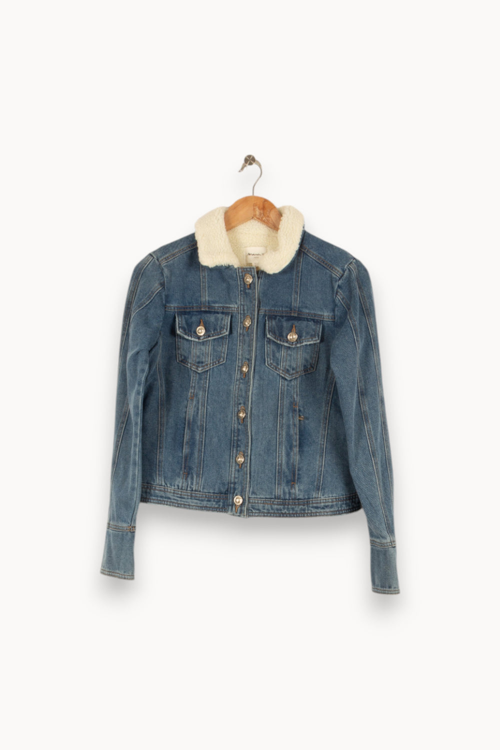 Veste en jean bleu - Taille S/36 de la marque Maison 123 | PARAD45667 - Vendu par Paradigme - Image 1