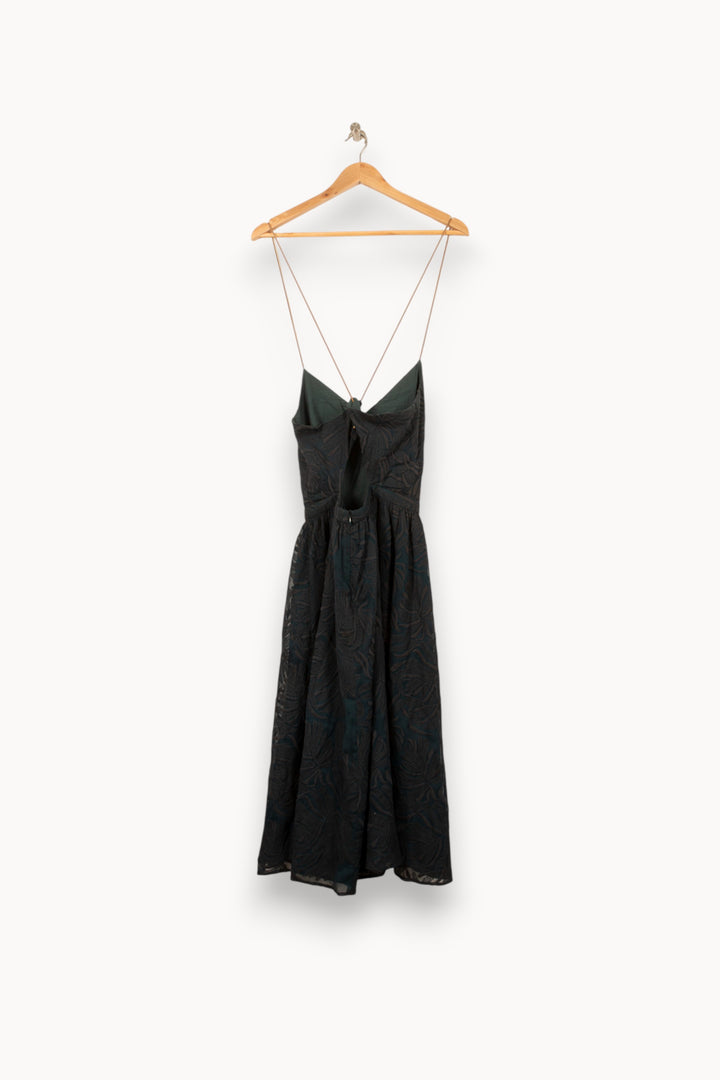 Robe Midi Verte - Taille XS/34 de la marque Sessùn | PARAD45677 - Vendu par Paradigme - Image 4