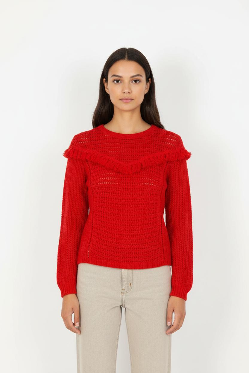Pull rouge - Taille S/36
