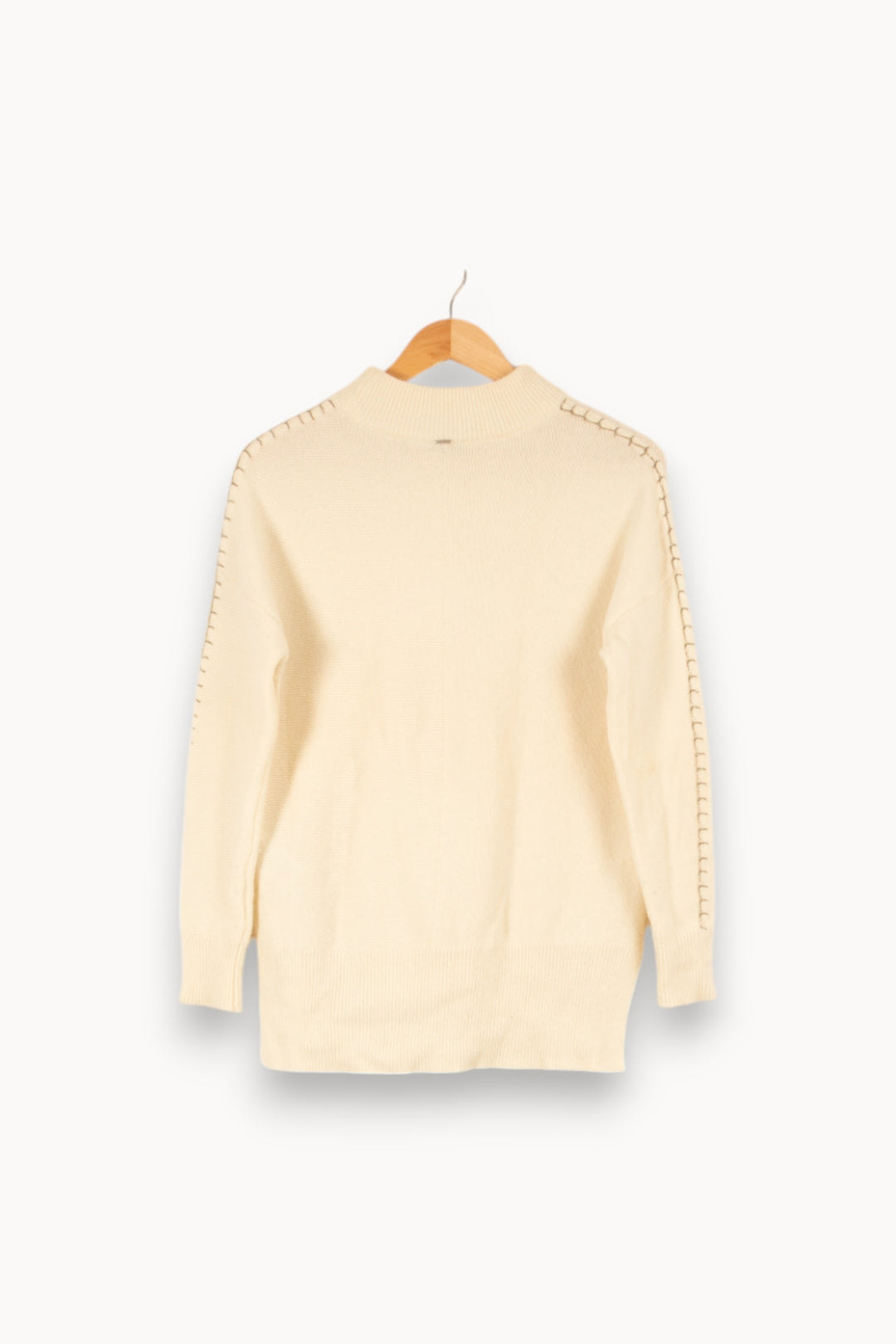 Pull blanc - Taille S/36 de la marque IKKS | PARAD45679 - Vendu par Paradigme - Image 3