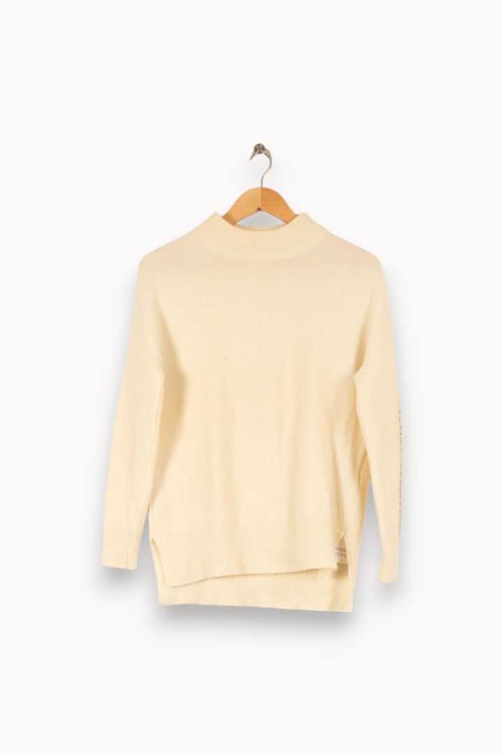 Pull blanc - Taille S/36 de la marque IKKS | PARAD45679 - Vendu par Paradigme - Image 1