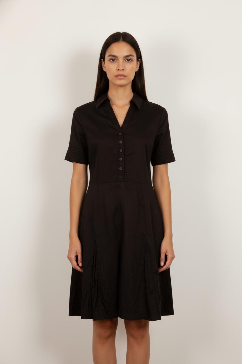 Robe Chemise Noire - Taille M/38
