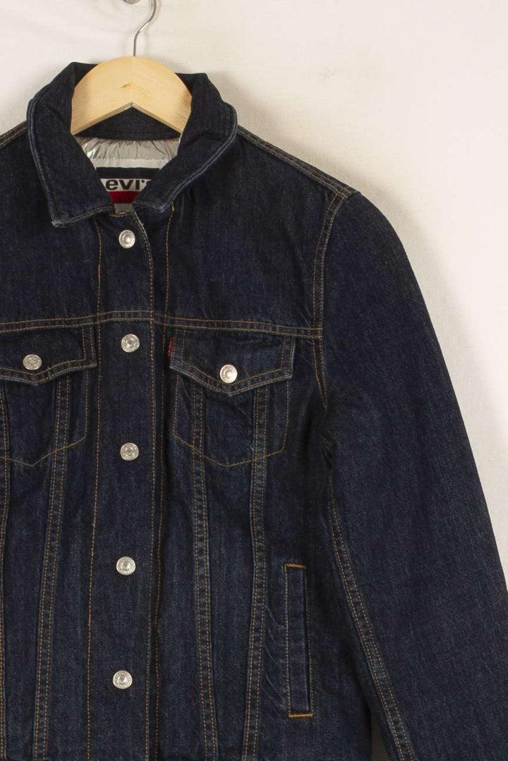 Veste en jean bleue - Taille S/36 de la marque Levi's | PARAD45705 - Vendu par Paradigme - Image 2