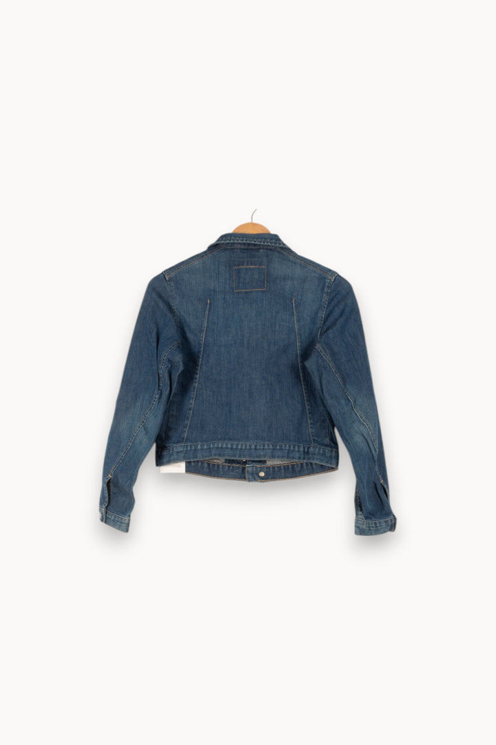 Veste en jean bleue - Taille S/36 de la marque Levi's | PARAD45706 - Vendu par Paradigme - Image 3