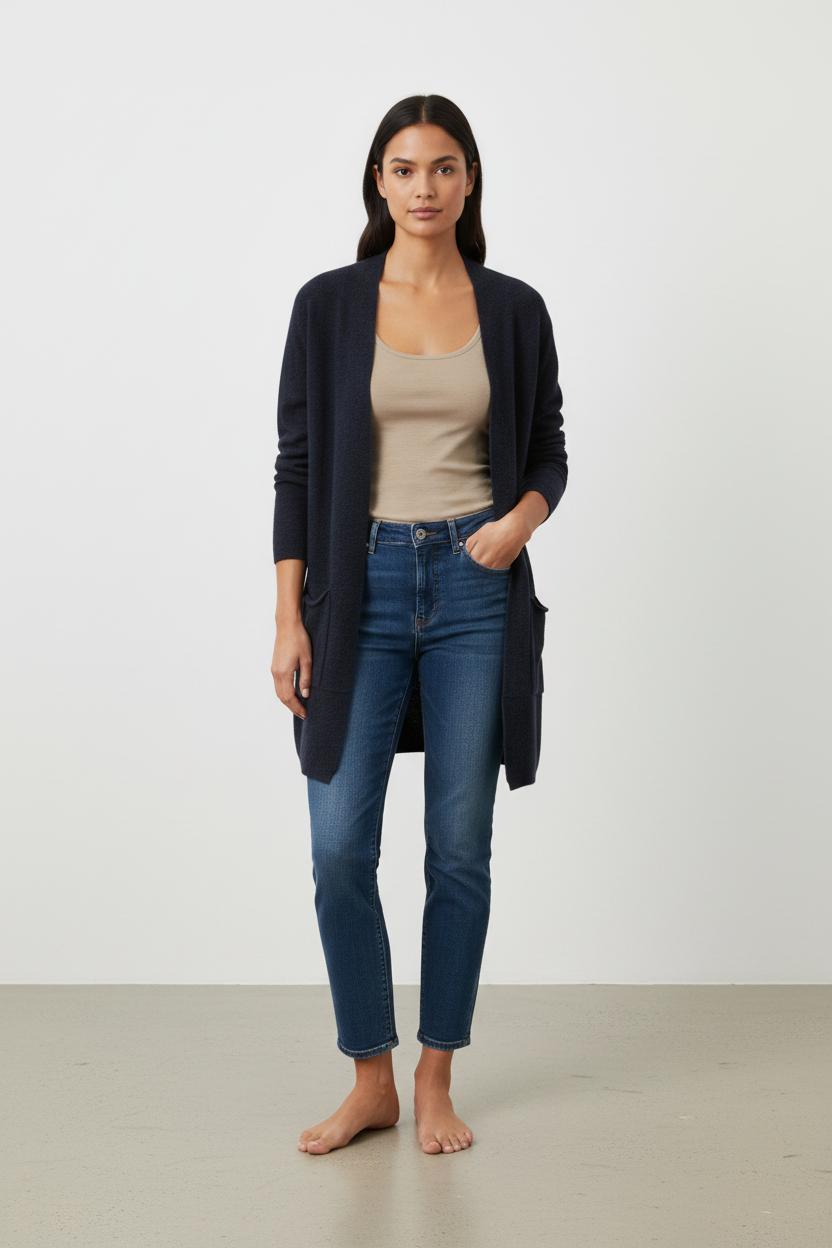 Gilet bleu foncé - Taille S/36