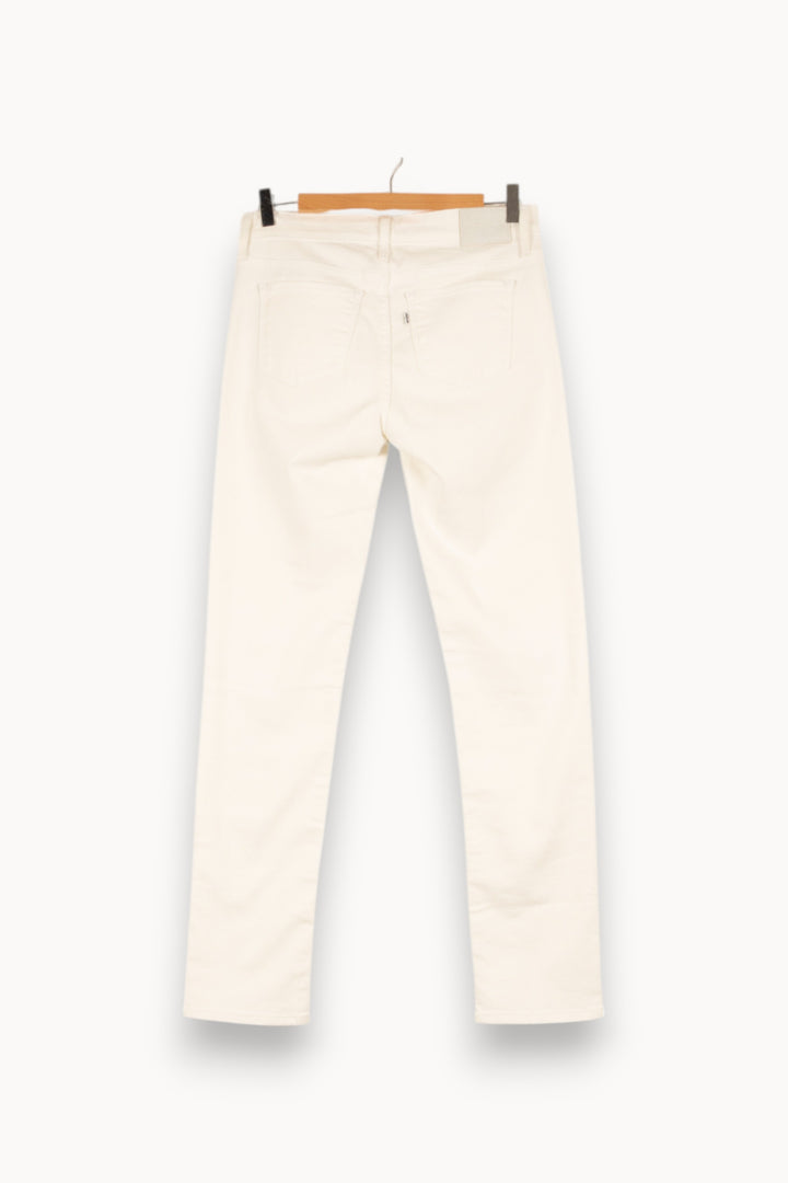 Jean blanc - Taille M/38 de la marque Levi's | PARAD45715 - Vendu par Paradigme - Image 3