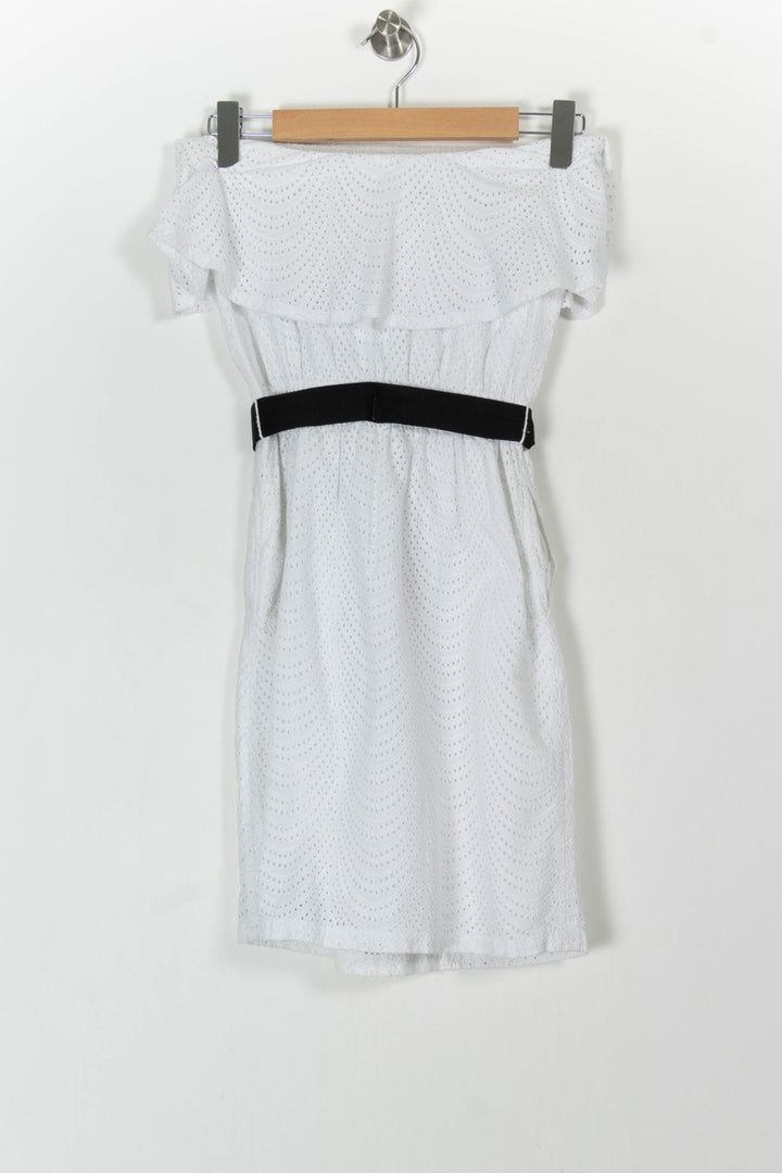 Robe midi blanche - Taille XS/34 de la marque ZAPA | PARAD45731 - Vendu par Paradigme - Image 4