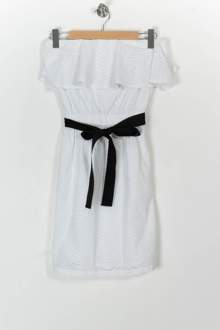Robe midi blanche - Taille XS/34 de la marque ZAPA | PARAD45731 - Vendu par Paradigme - Image 2