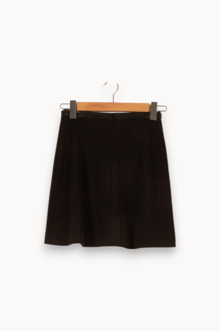 Jupe courte noire - Taille S/36 de la marque Sandro | PARAD45745 - Vendu par Paradigme - Image 3