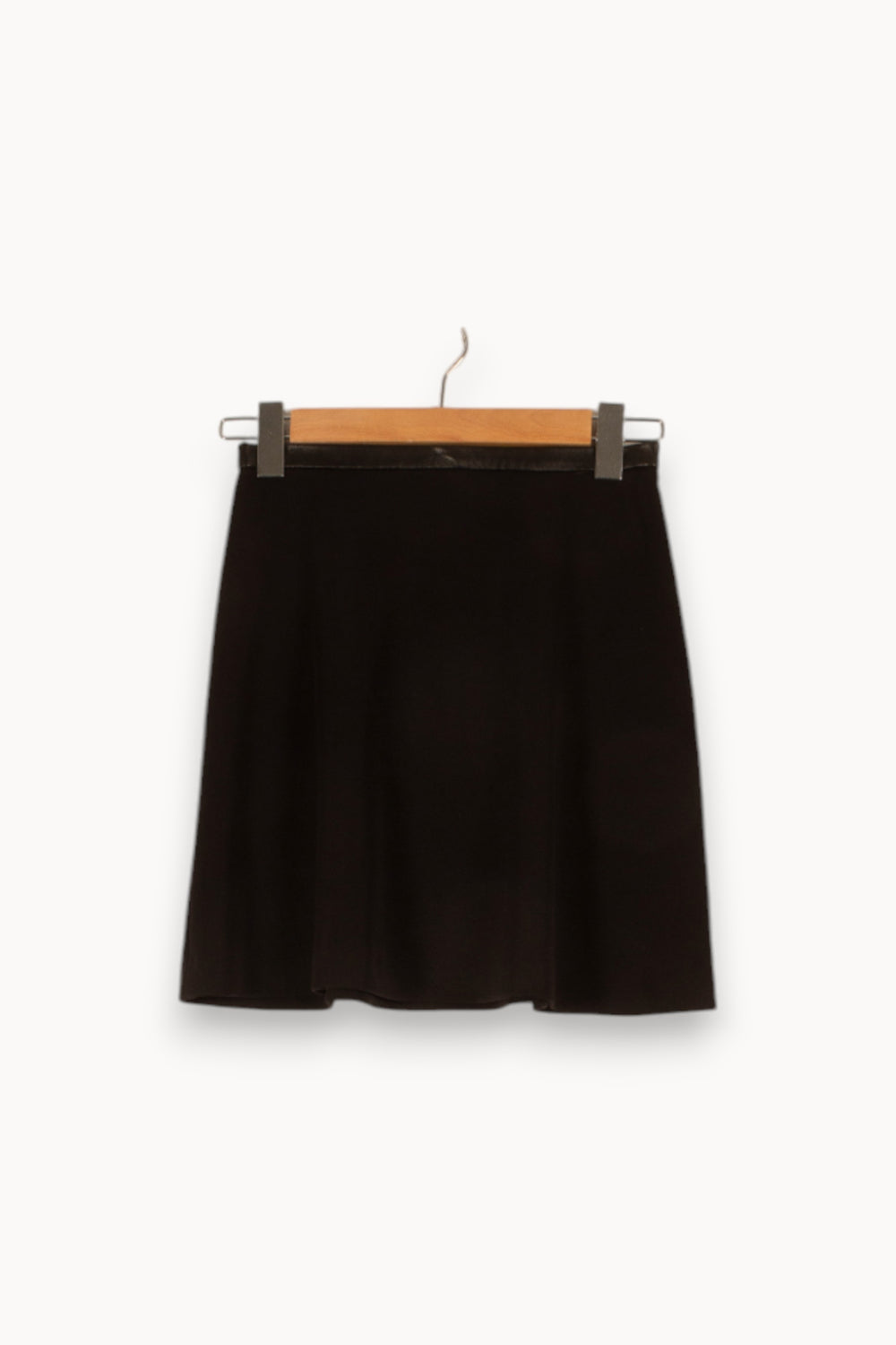 Jupe courte noire - Taille S/36 de la marque Sandro | PARAD45745 - Vendu par Paradigme - Image 1