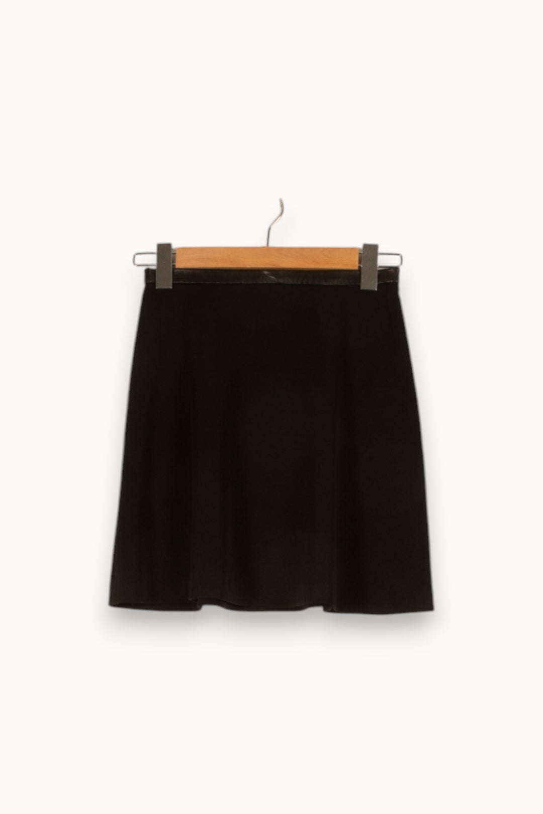 Jupe courte noire - Taille S/36 de la marque Sandro | PARAD45745 - Vendu par Paradigme - Image 1