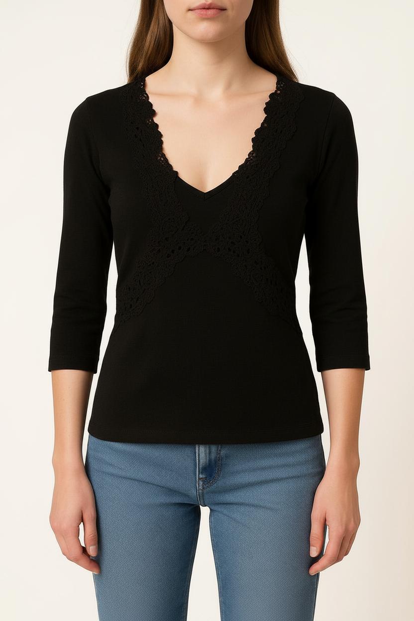 Maille Noire - Taille S/36