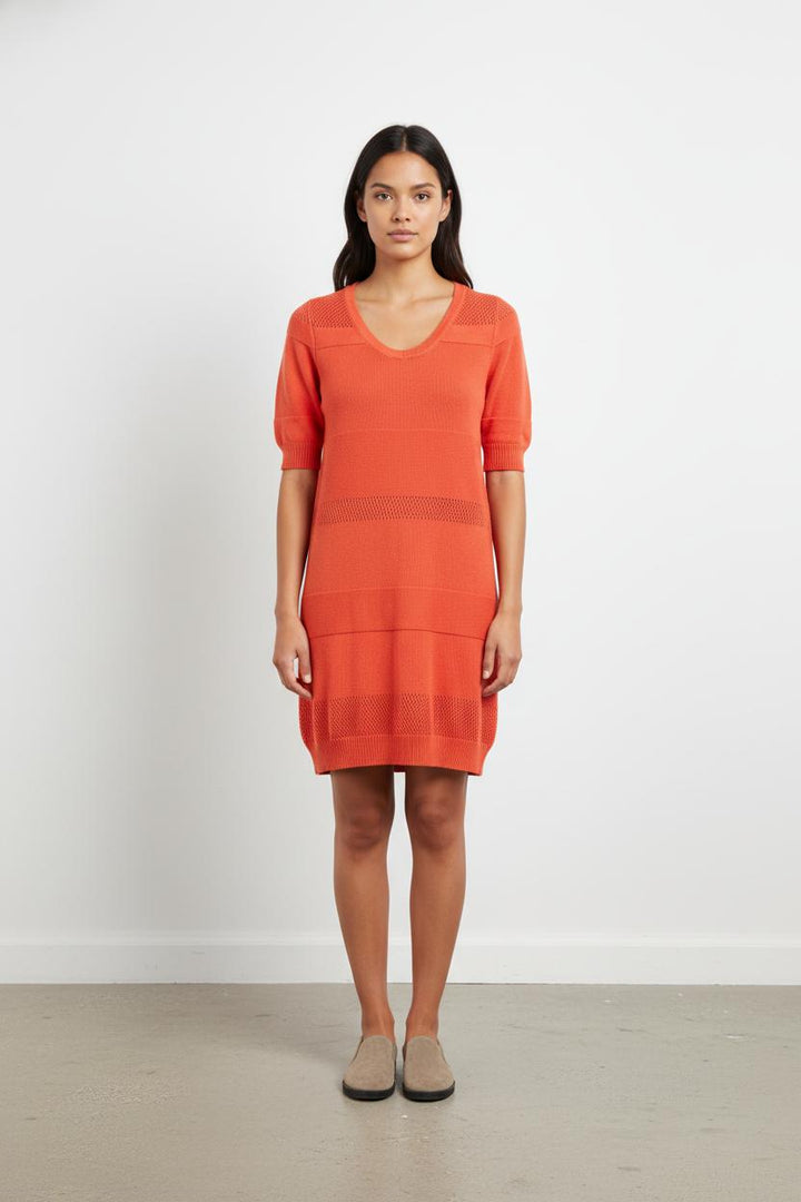 Robe Courte Orange - Taille XS/34