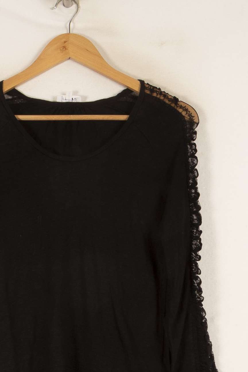 Maille Noire - Taille S/36 de la marque Claudie Pierlot | PARAD45769 - Vendu par Paradigme - Image 3