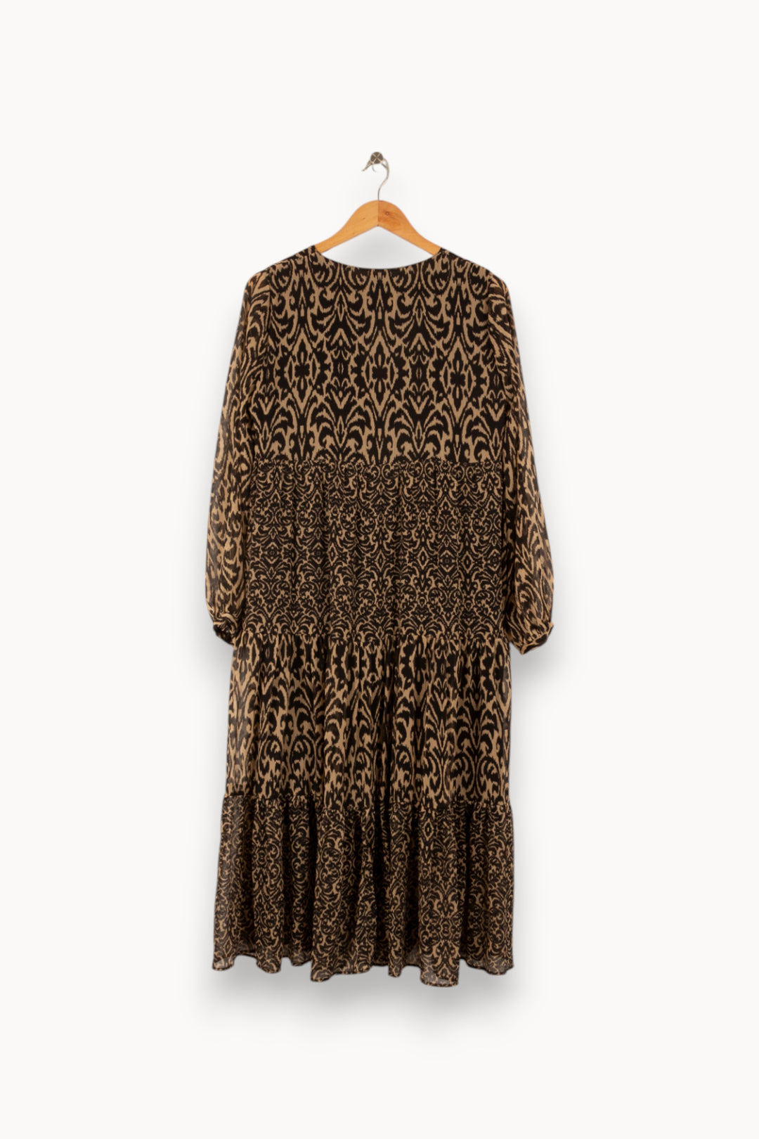 Robe Longue Multicolore - Taille 40/L de la marque La Fée Maraboutée | PARAD45770 - Vendu par Paradigme - Image 4