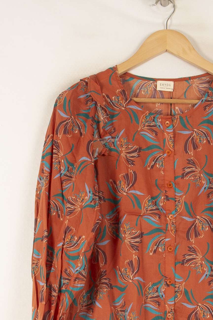 Blouse Marron - Taille S/36 de la marque Ekyog | PARAD45775 - Vendu par Paradigme - Image 3