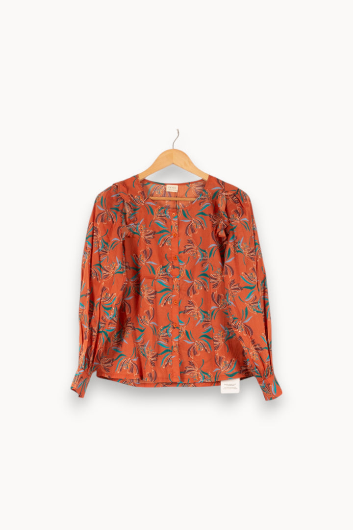 Blouse Marron - Taille S/36 de la marque Ekyog | PARAD45775 - Vendu par Paradigme - Image 2