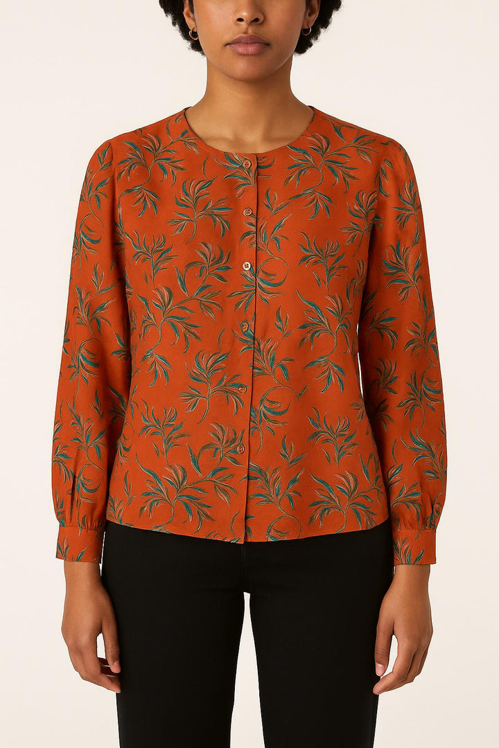 Blouse Marron - Taille S/36 de la marque Ekyog | PARAD45775 - Vendu par Paradigme - Image 1