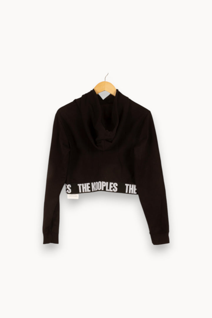 Sweatshirt noir - Taille L/40 de la marque The Kooples | PARAD45783 - Vendu par Paradigme - Image 3