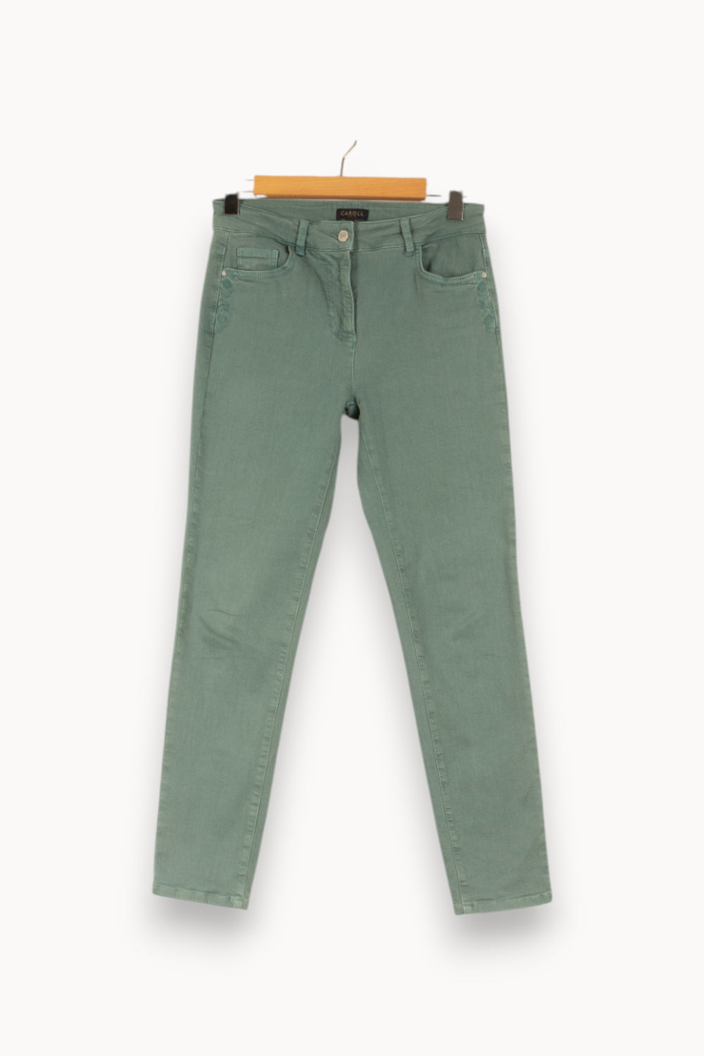 Jean Vert - Taille 40/L de la marque Caroll | PARAD45796 - Vendu par Paradigme - Image 2