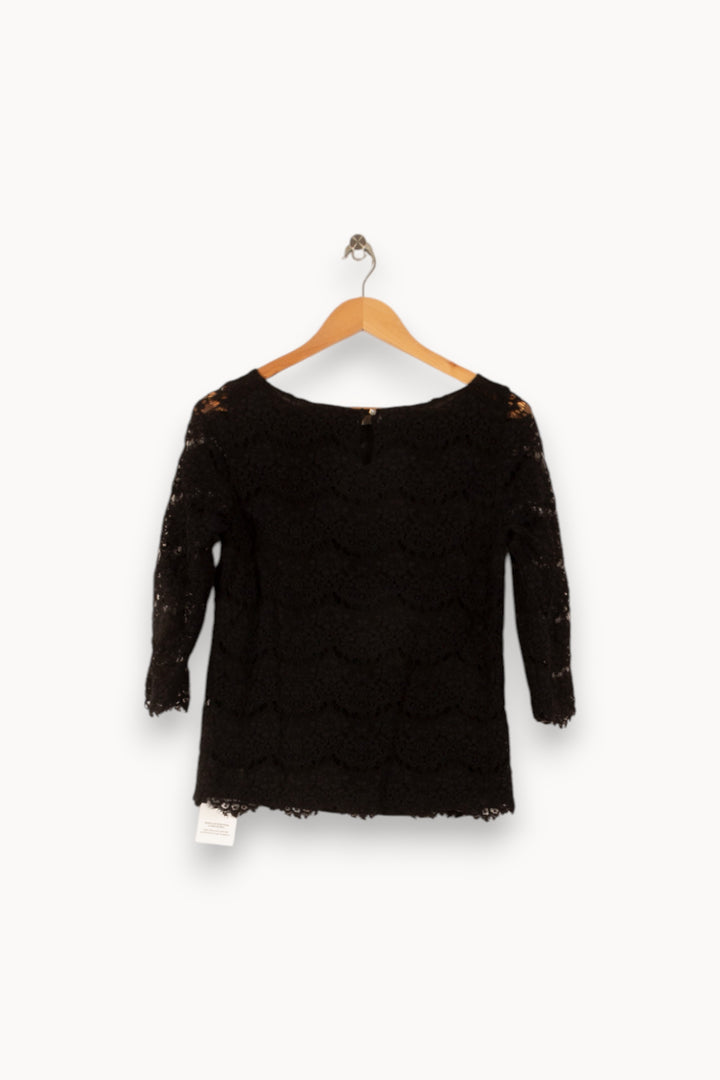 Blouse Noire - Taille 40/L de la marque Caroll | PARAD45802 - Vendu par Paradigme - Image 4