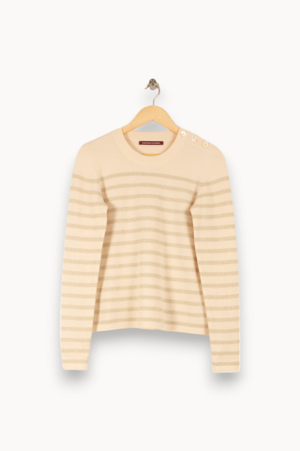 Maille Beige - Taille 40/L de la marque Comptoir des Cotonniers | PARAD45817 - Vendu par Paradigme - Image 2