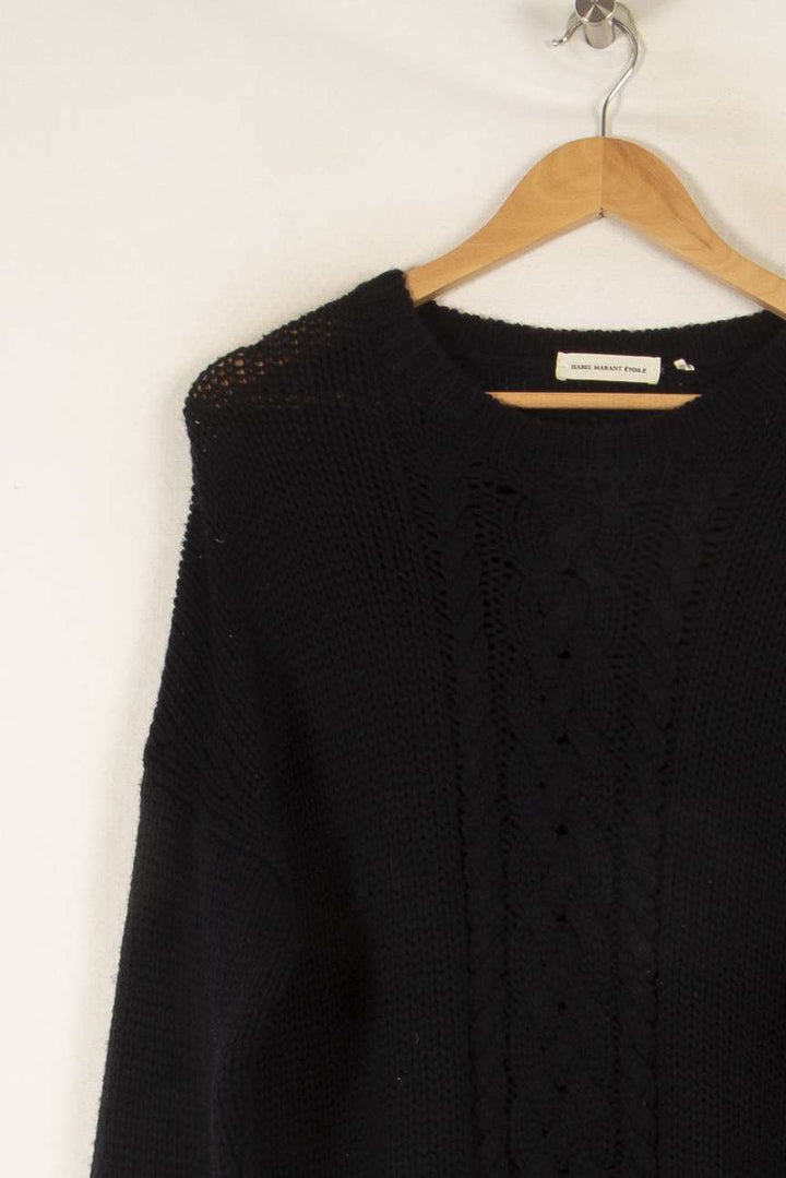 Pull en maille bleu foncé - Taille L/40 de la marque Isabel Marant étoile | PARAD45820 - Vendu par Paradigme - Image 2