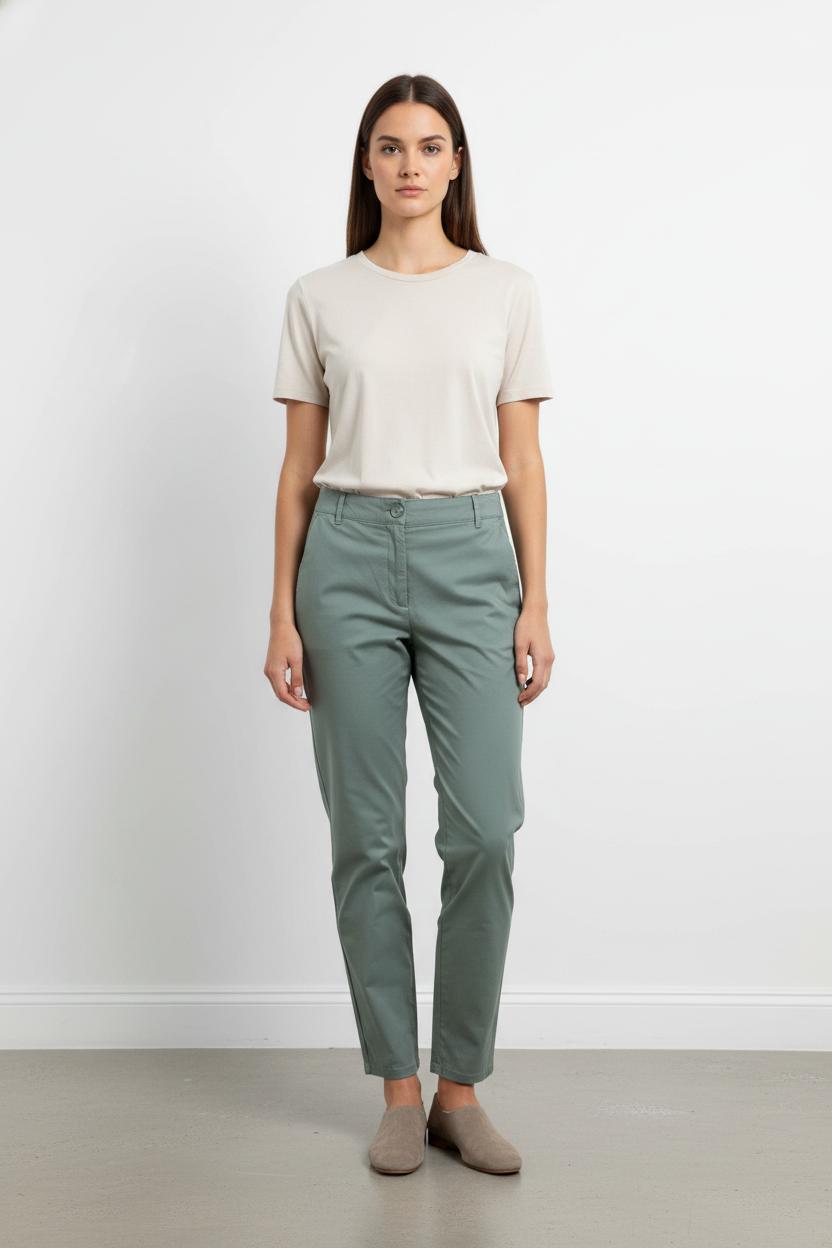 Pantalon vert - Taille M/38 de la marque Des petits hauts | PARAD45833 - Vendu par Paradigme - Image 1