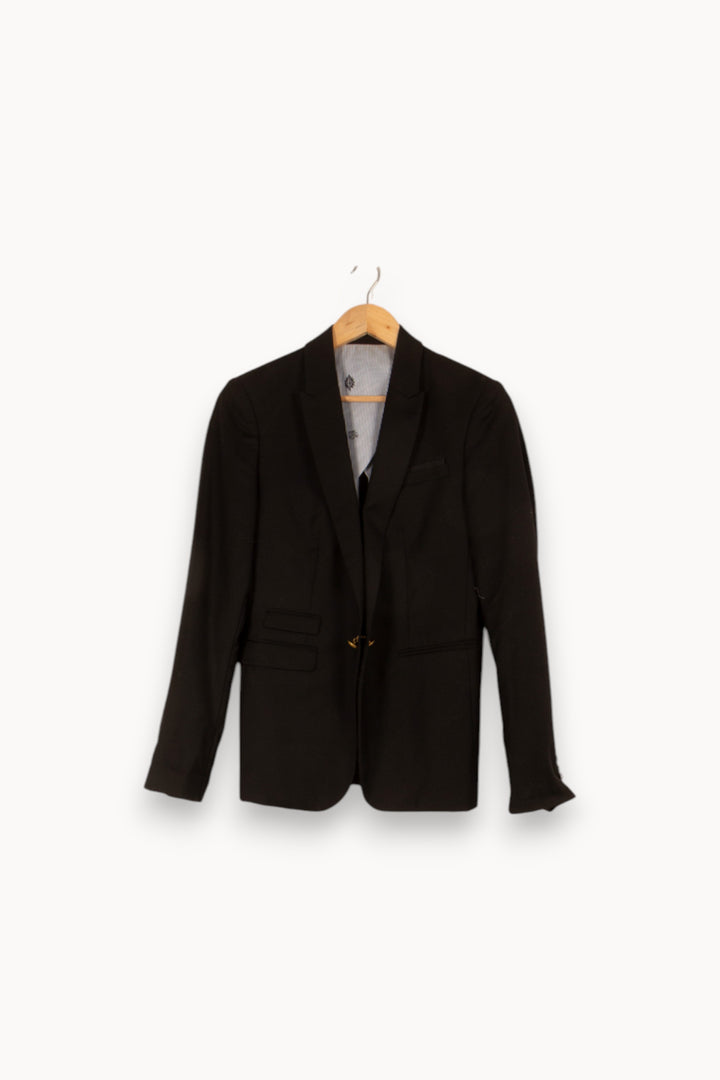 Veste de tailleur noire - Taille M/38 de la marque The Kooples | PARAD45837 - Vendu par Paradigme - Image 1