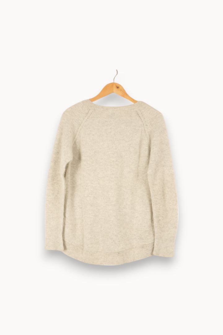 Pull gris - Taille S/36 de la marque Sandro | PARAD45851 - Vendu par Paradigme - Image 3
