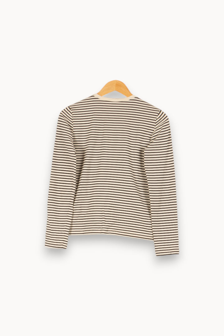 Marinière blanche et noire - Taille S/36 de la marque Maje | PARAD45852 - Vendu par Paradigme - Image 3