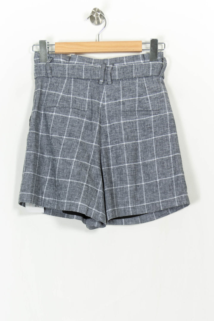 Short gris à carreaux - Taille S/36 de la marque Claudie Pierlot | PARAD45854 - Vendu par Paradigme - Image 4