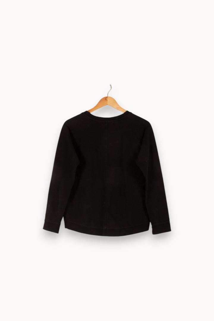 Sweat noir avec motif - Taille S/36 de la marque The Kooples | PARAD45859 - Vendu par Paradigme - Image 3