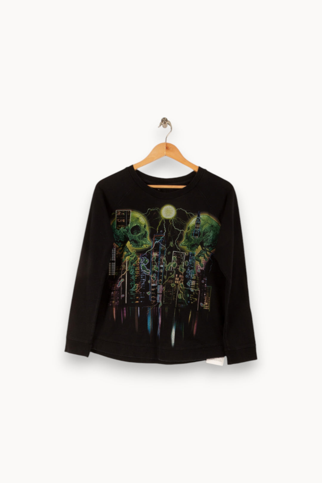 Sweat noir avec motif - Taille S/36 de la marque The Kooples | PARAD45859 - Vendu par Paradigme - Image 1