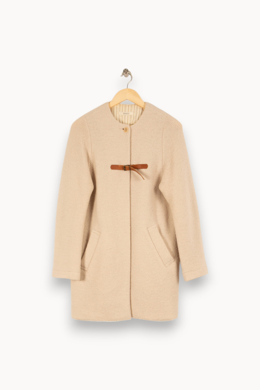 Manteau beige - Taille S/36 de la marque Sessùn | PARAD45862 - Vendu par Paradigme - Image 1