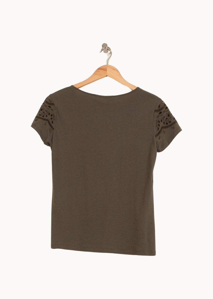 Tee-shirt Vert - Taille S/36 de la marque Comptoir des Cotonniers | PARAD45867 - Vendu par Paradigme - Image 4