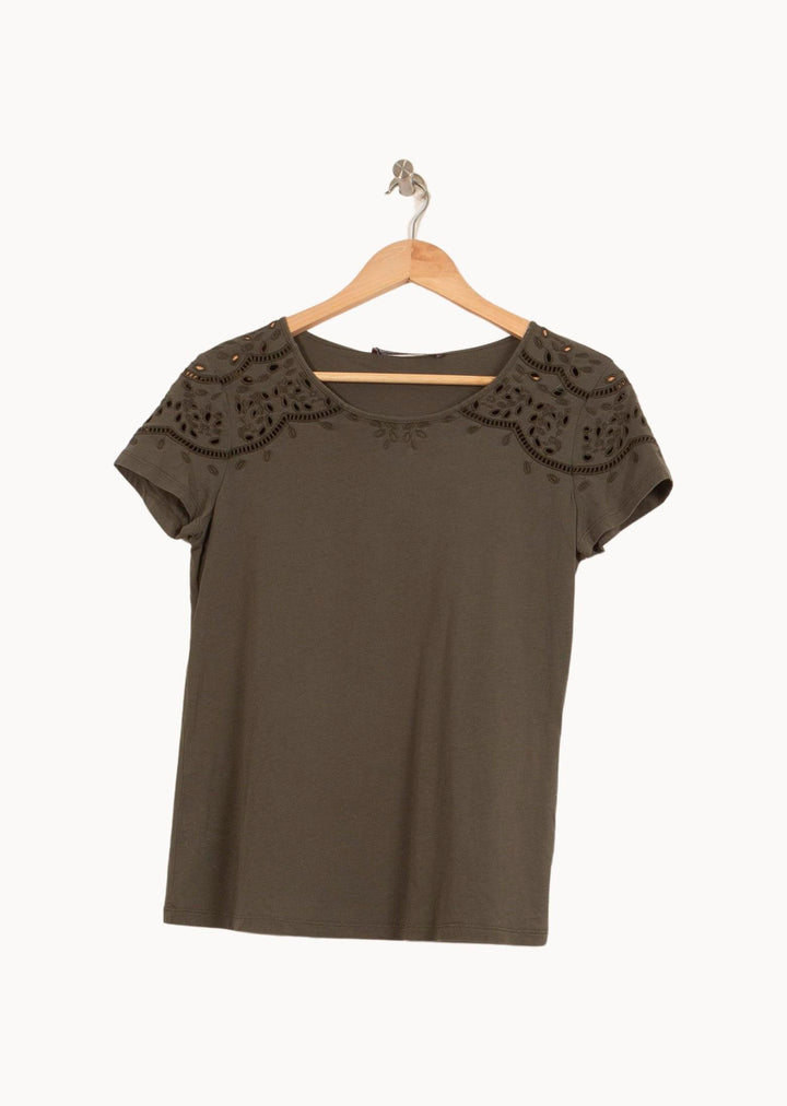 Tee-shirt Vert - Taille S/36 de la marque Comptoir des Cotonniers | PARAD45867 - Vendu par Paradigme - Image 2