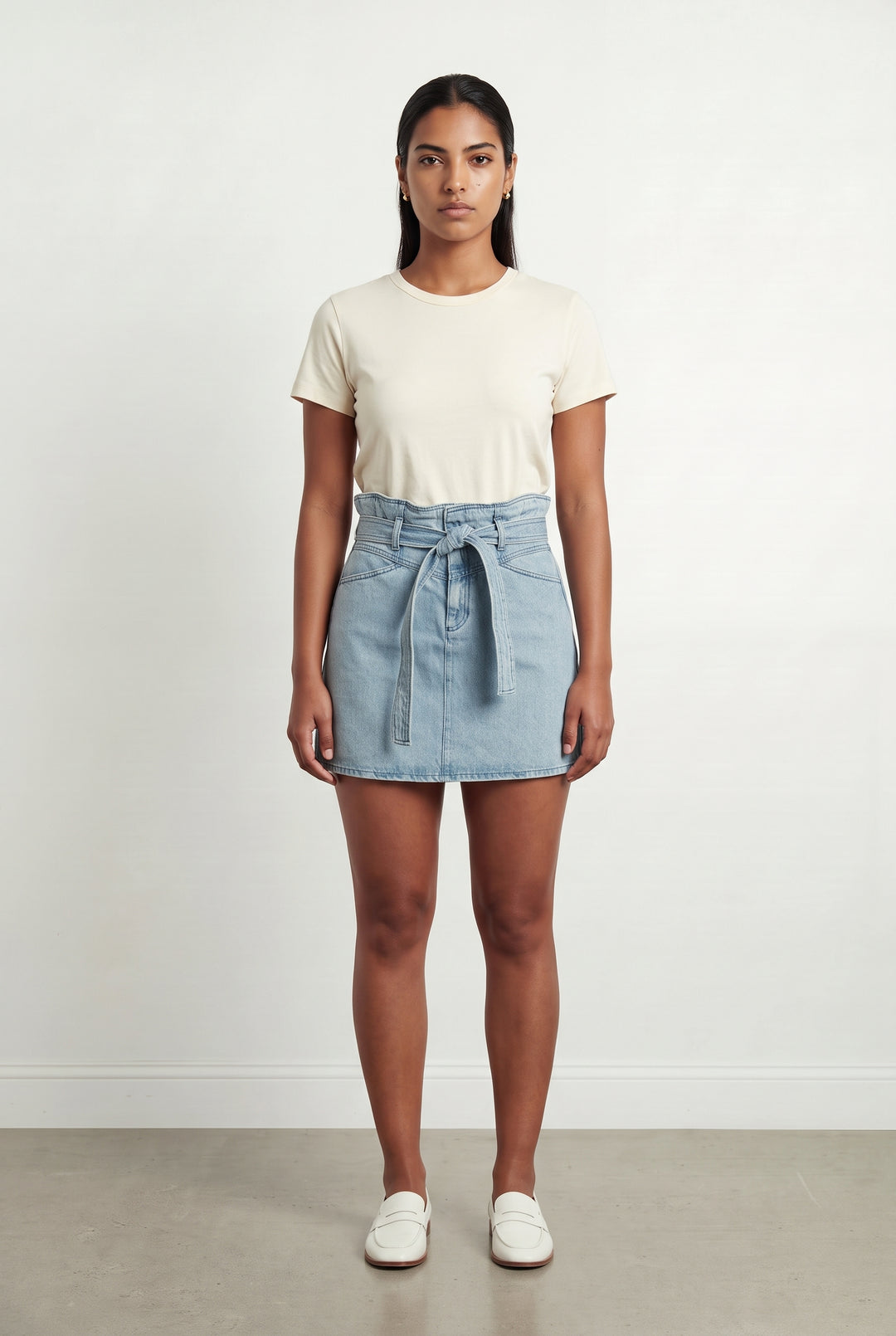 Jupe en Jean Bleue - Taille L/40 de la marque Claudie Pierlot | PARAD45894 - Vendu par Paradigme - Image 1