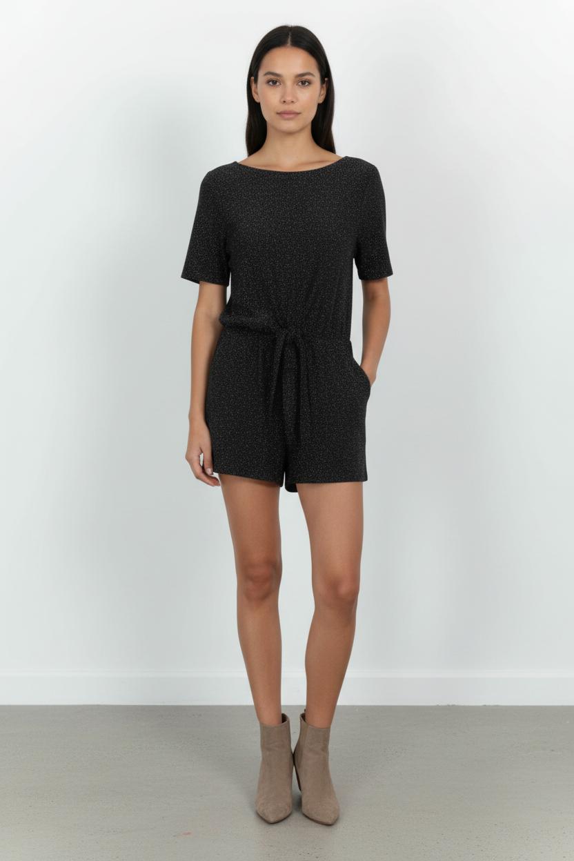 Combishort Noir - Taille M/38 de la marque IKKS | PARAD45898 - Vendu par Paradigme - Image 1