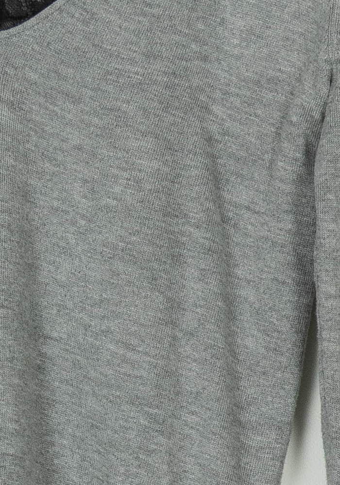 Pull Gris et Noir - Taille S/36 de la marque IKKS | PARAD45917 - Vendu par Paradigme - Image 3