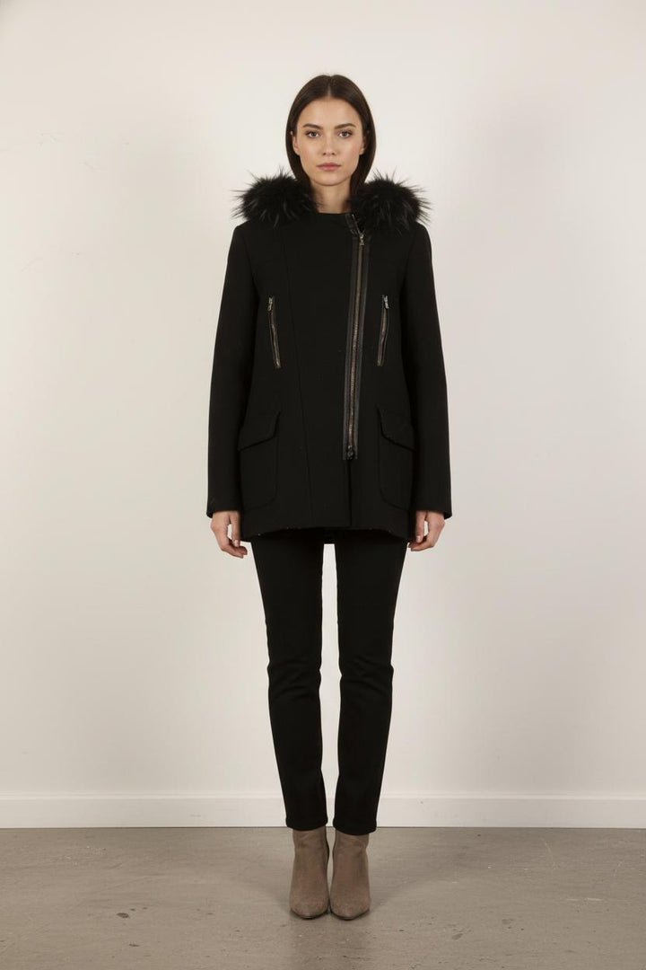 Manteau Noir - Taille S/36