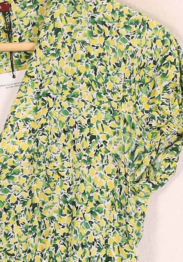 Robe Longue Verte et Jaune - Taille M/38 de la marque Comptoir des Cotonniers | PARAD45953 - Vendu par Paradigme - Image 3
