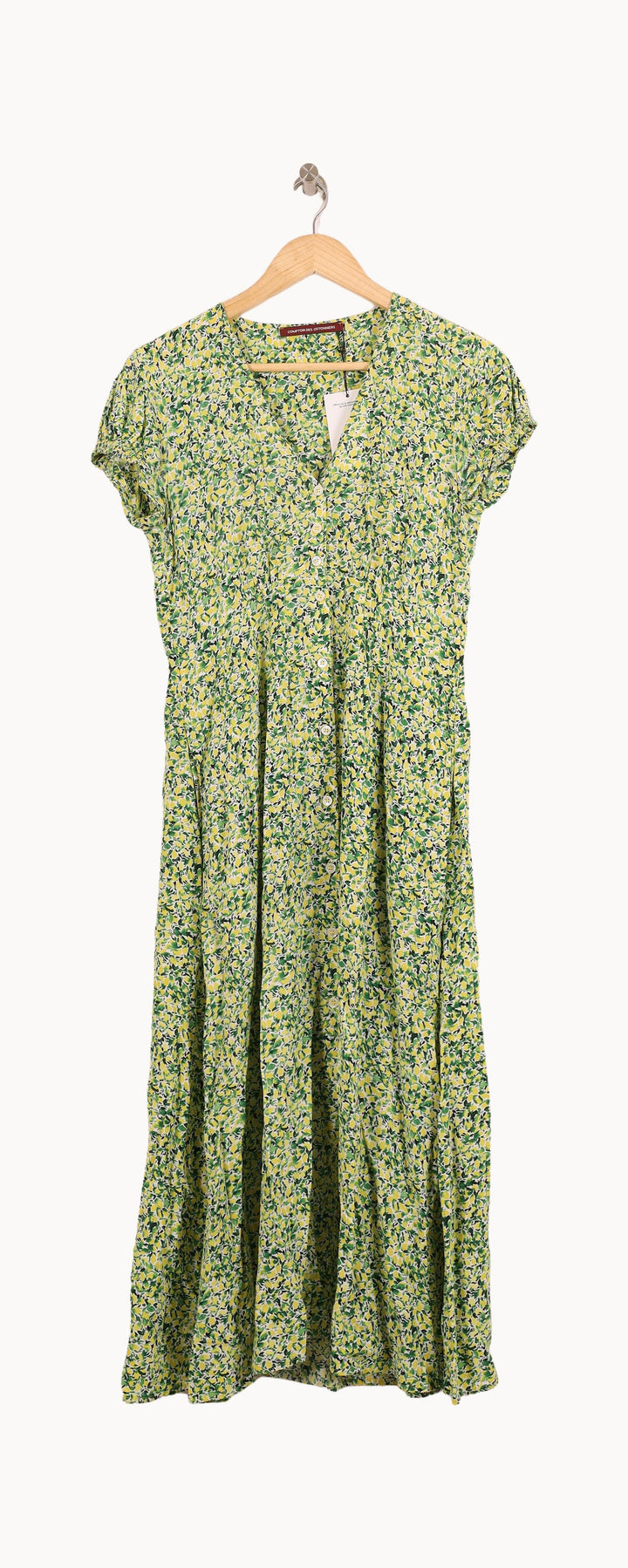 Robe Longue Verte et Jaune - Taille M/38 de la marque Comptoir des Cotonniers | PARAD45953 - Vendu par Paradigme - Image 2